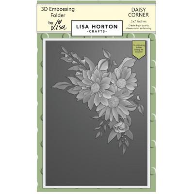 Lisa Horton Crafts 3D Embossing Folder and Die - Daisy Corner